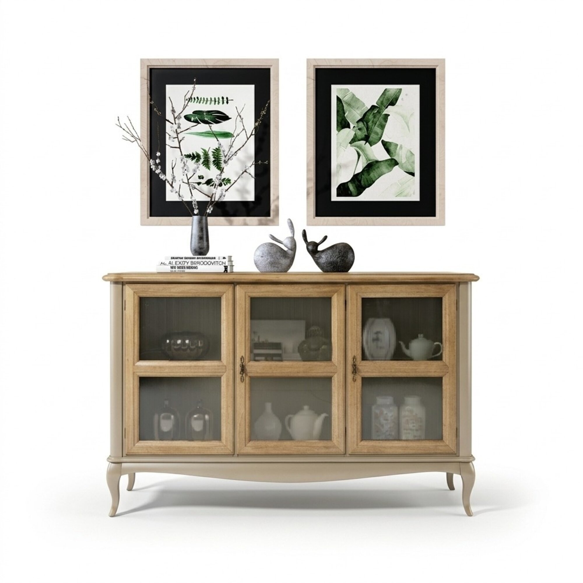Kommode Sideboard Regal Schrank Massiv Regale Holz Möbel aus Italien Schränke