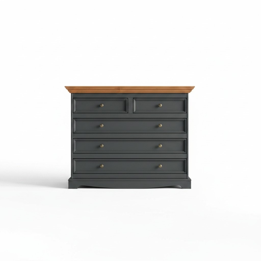 Kommoden Sideboards 5 Schubladen Hochschrank Schrank Regal Kommode Sideboard Neu