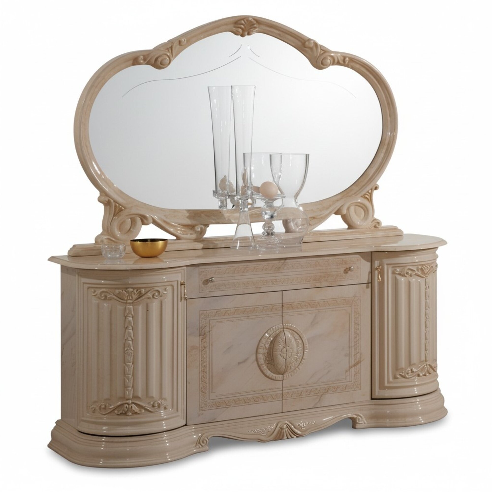 Kommoden Sideboards Wohnzimmer Anrichte Spiegel Italienische Möbel