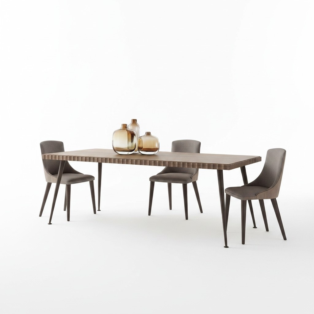 Komplett Einrichtung Esstisch Stühle Set Design Tisch Esszimmer Sideboard