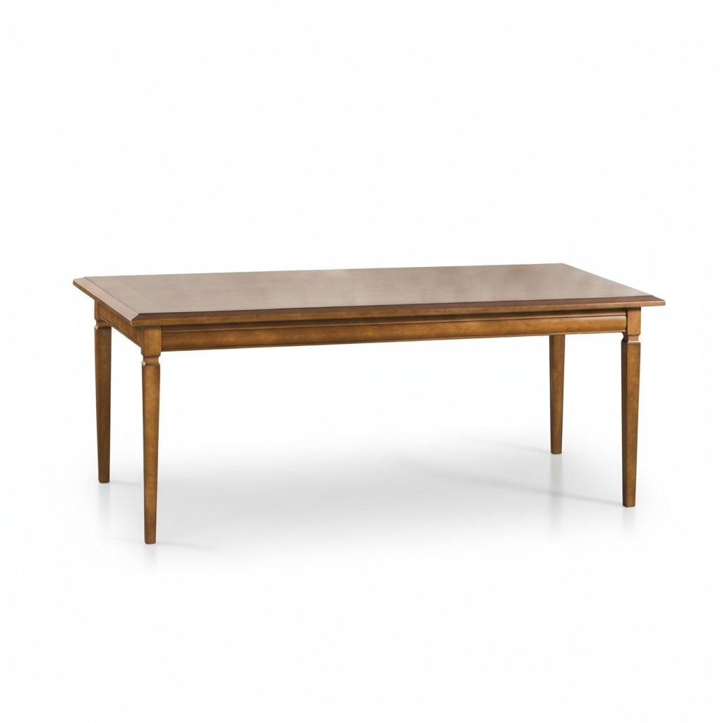Konferenztisch Esstisch Echtes Holz Esszimmer Möbel Klassischer Tisch Abendessen