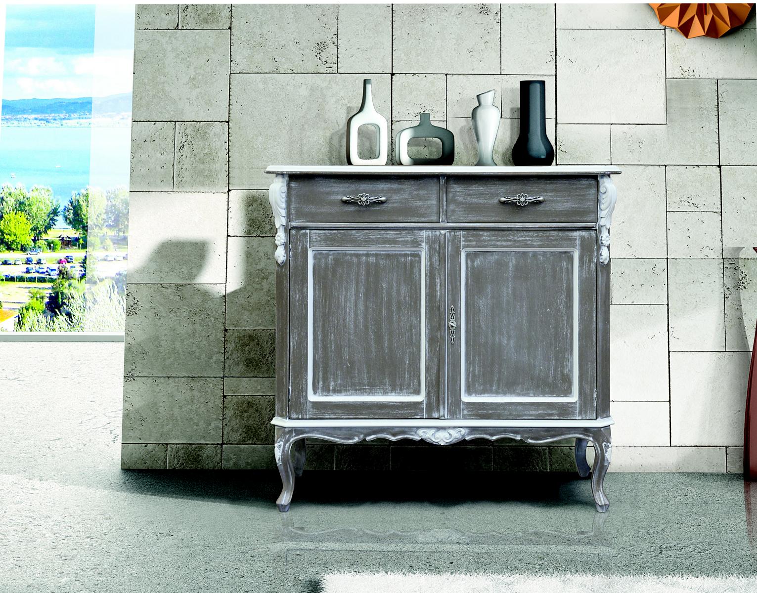 Möbel Luxus Klassische Barock Kommode Sideboard Anrichte Schrank Regal