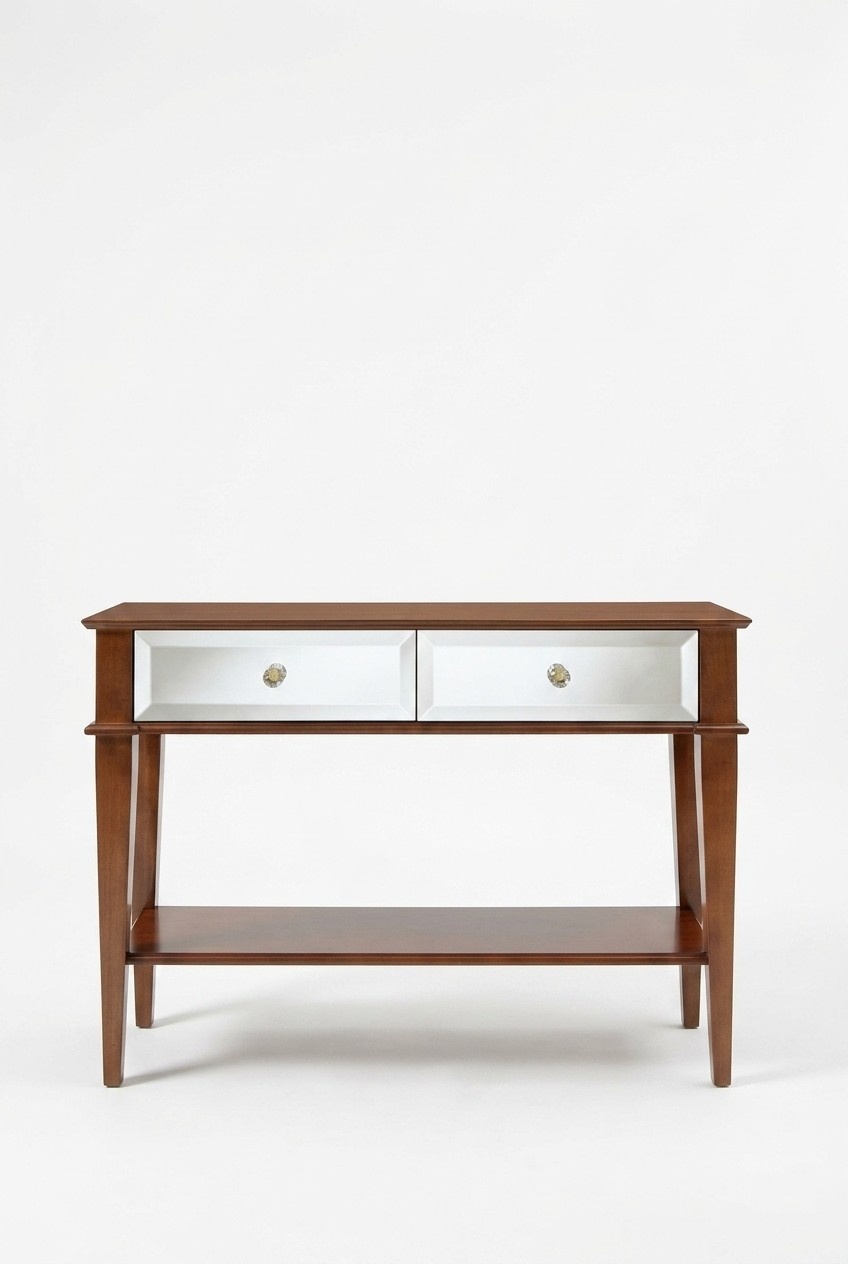 Konsolentisch Schlafzimmer Konsole Tisch Holz Klassischе Kommode Braun