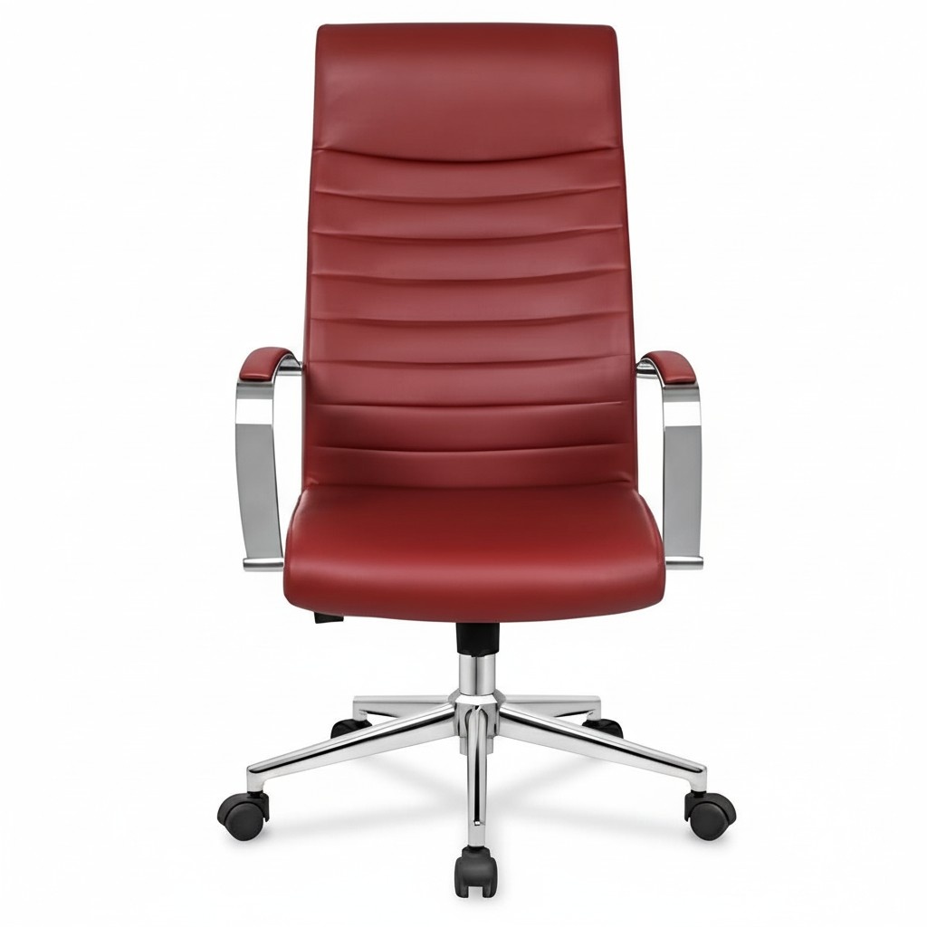 Kunstlederstuhl Design Polstersessel Rot Stühle Esszimmerstuhl Bürostuhl