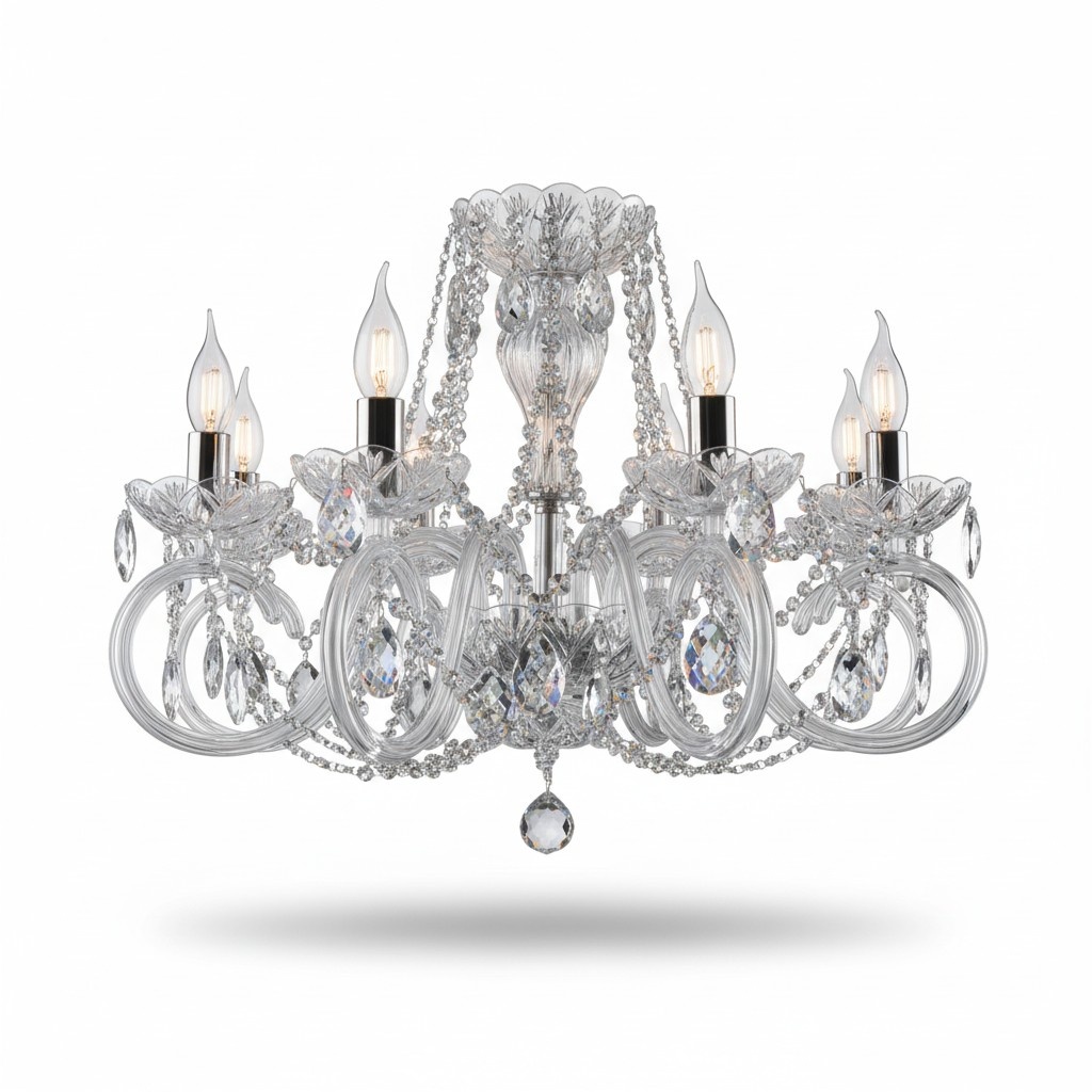 Lampe Luster Kronleuchter Leuchte Lampen Kristall Leuchten Bohemia