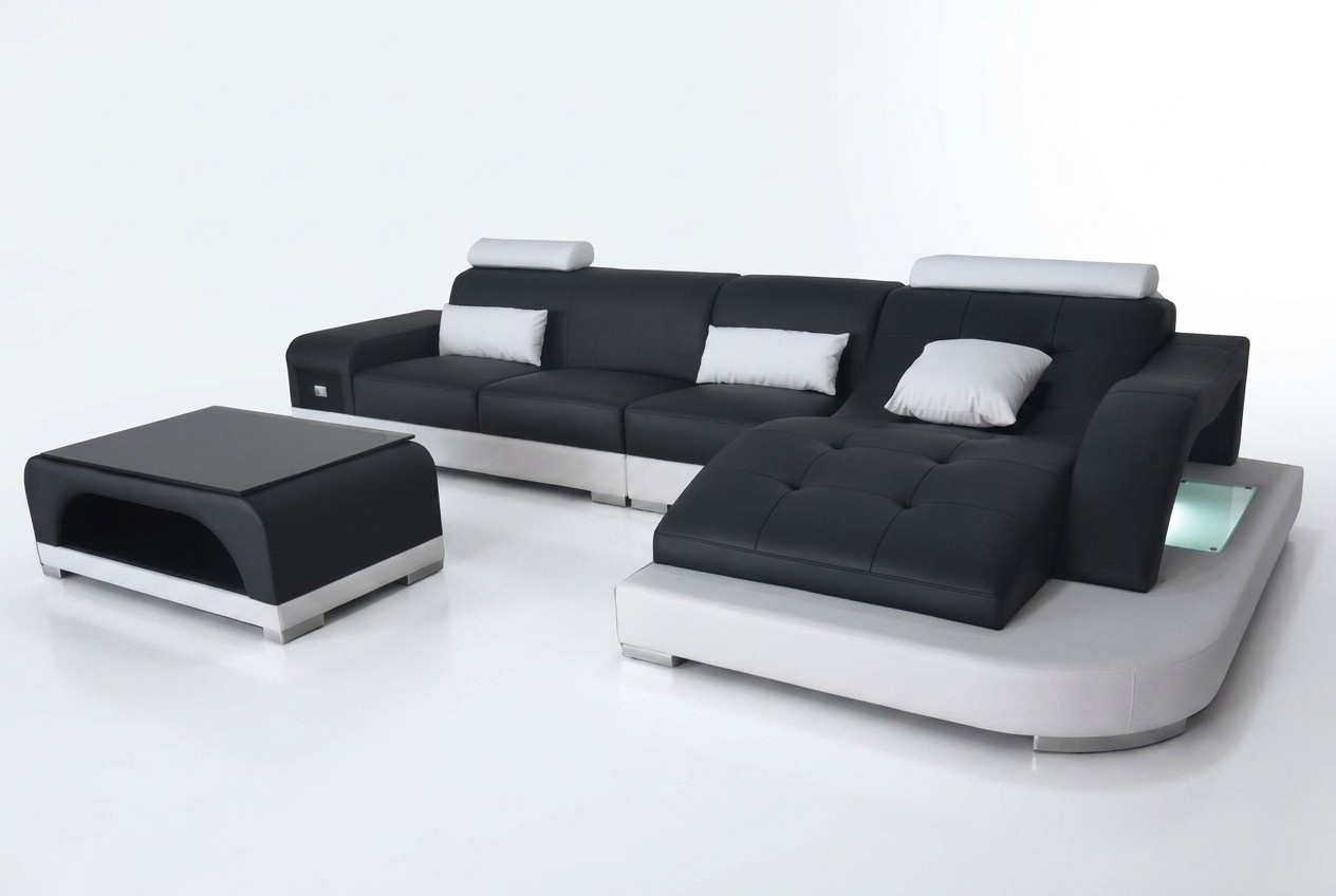 Leder Eck Sofa Couch Wohnlandschaft Luxus Garnitur Ecke Sofas Couchen