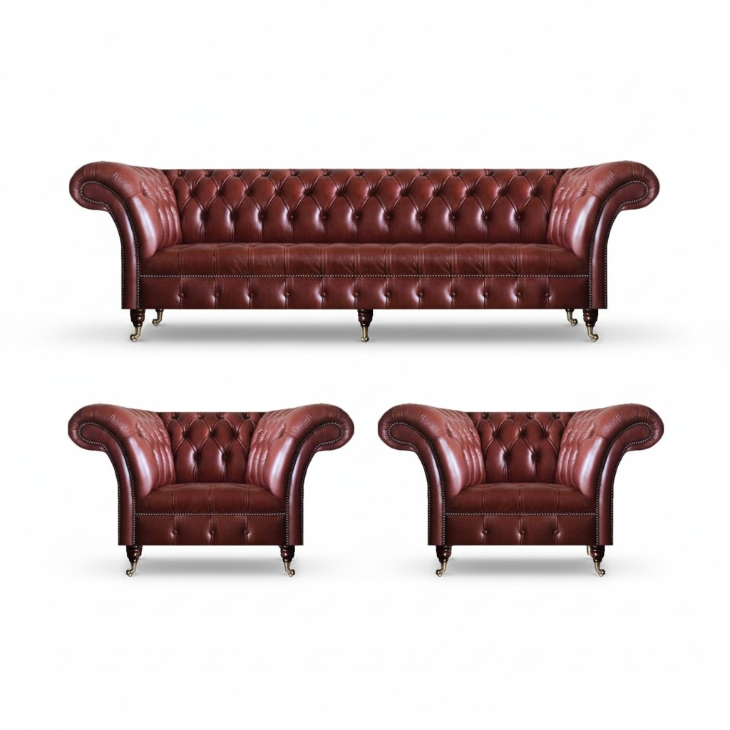 Leder Sofa Couch Polster Garnitur Sofagarnitur 3tlg Moderne Couchen Wohnzimmer