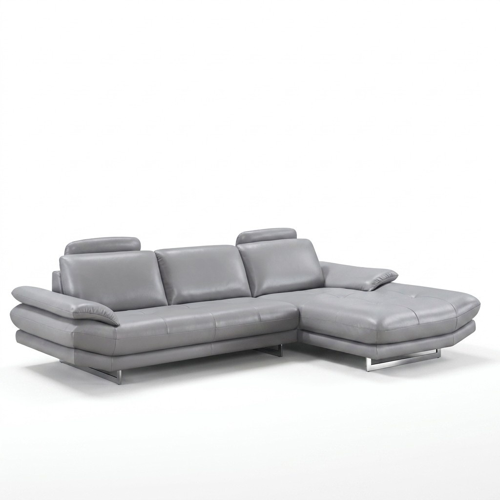 Ledersofa Couch Wohnlandschaft Ecksofa Eck Garnitur Design Modern Sofa 1508