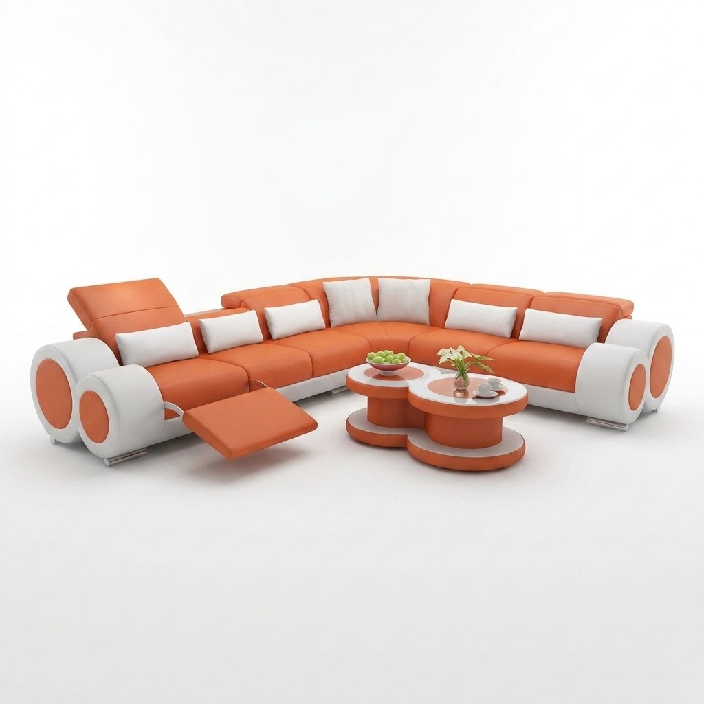 Ledersofa Couch Wohnlandschaft Sofa Modern Eck Ecksofa Design Garnitur