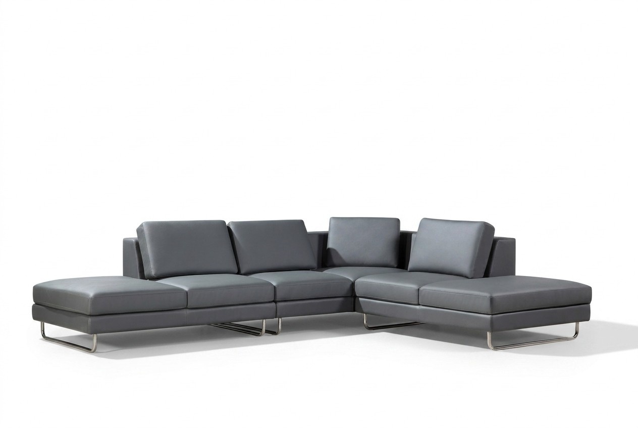 Ledersofa Design Polster Ecksofa Wohnlandschaft Eck Sofas Couchen