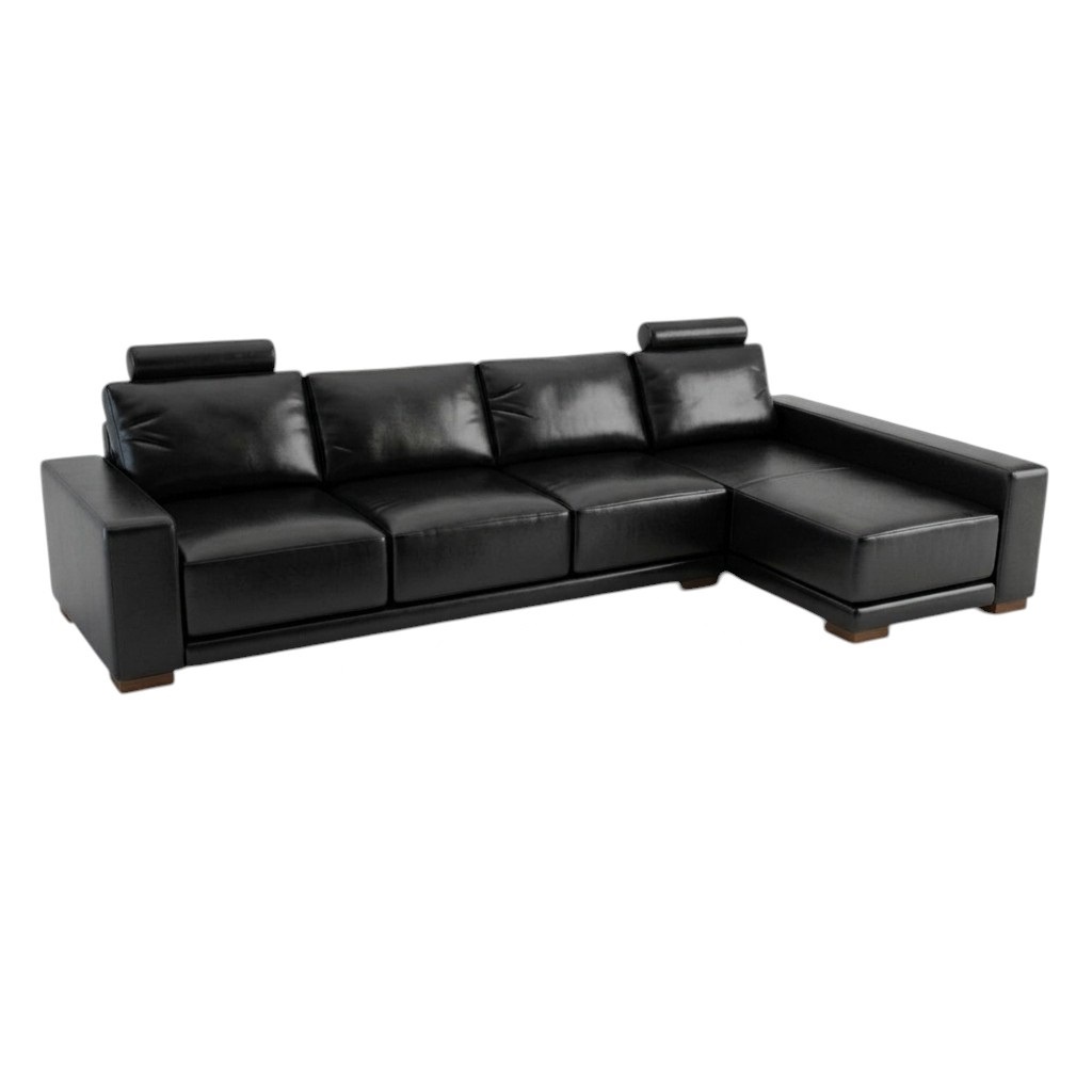 Ledersofa mit USB Wohnlandschaft Ecksofa Eck Garnitur Design Modern Sofa A1121C