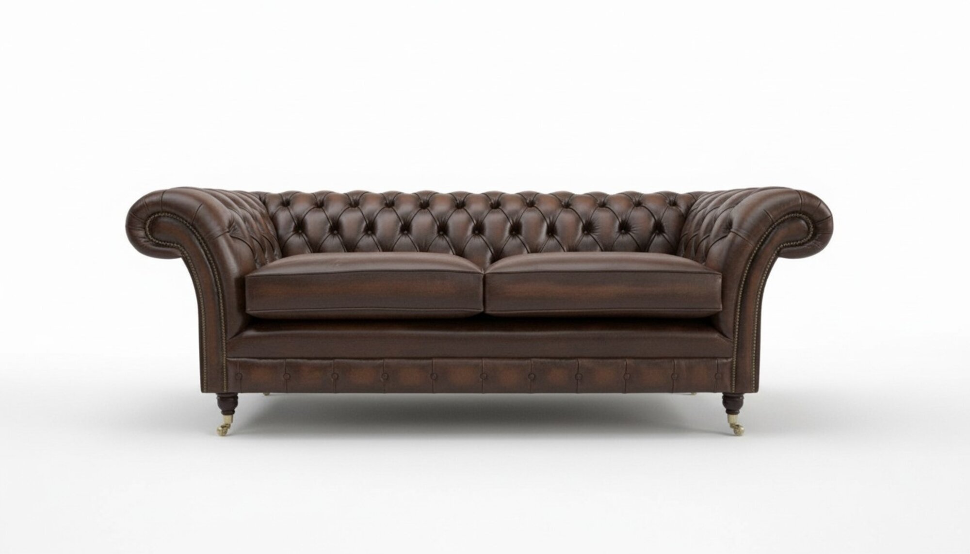 Ledersofa Sofa Couch Garnitur Couchen Chesterfield Leder Polster