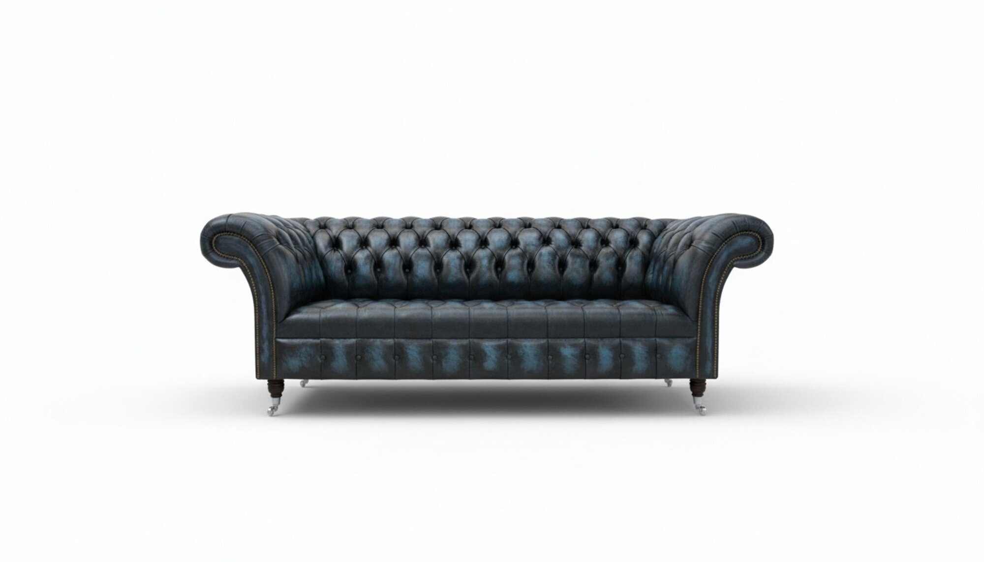 Ledersofa Sofa Couch Polster Garnitur 3 Sitzer Leder Sofas Couchen