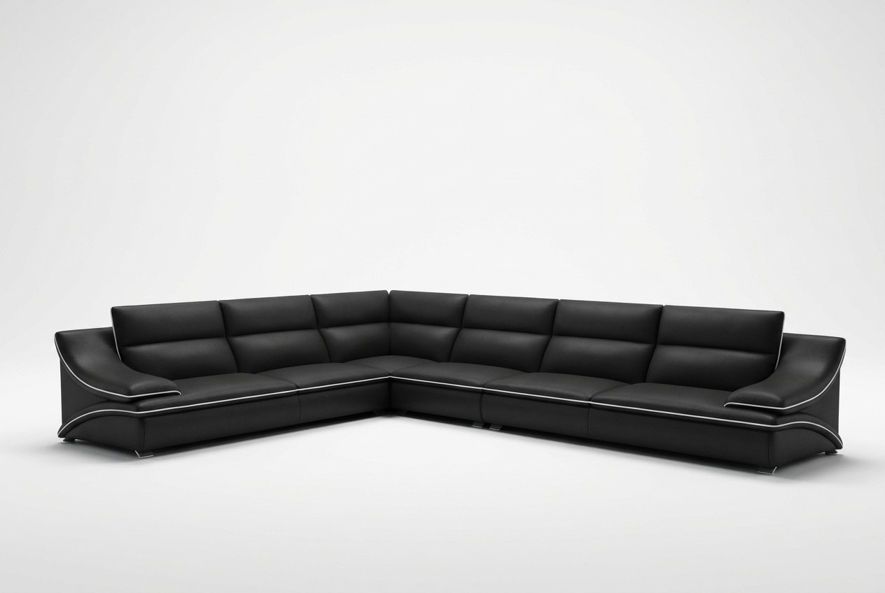 Ledersofa Wohnlandschaft Ecksofa XXL Polster Eck Sitz Couch Garnitur