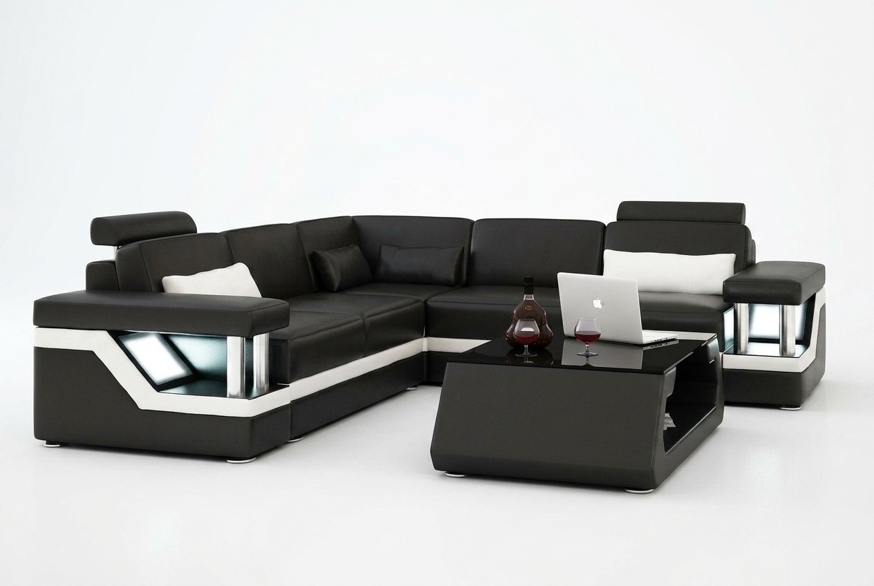 Deisgner Wohnlandschaft Couch Polster Sofa Sitz Ecksofa Garnitur Grau Sofort