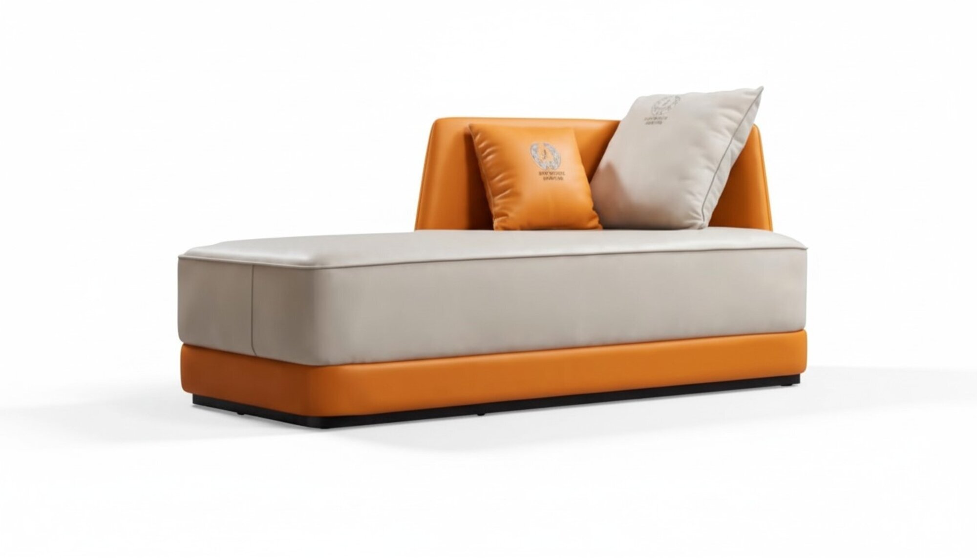 Liege Moderne Leder Komfort Luxus Liegen Liegesessel Relaxliege Chaiselongue Neu