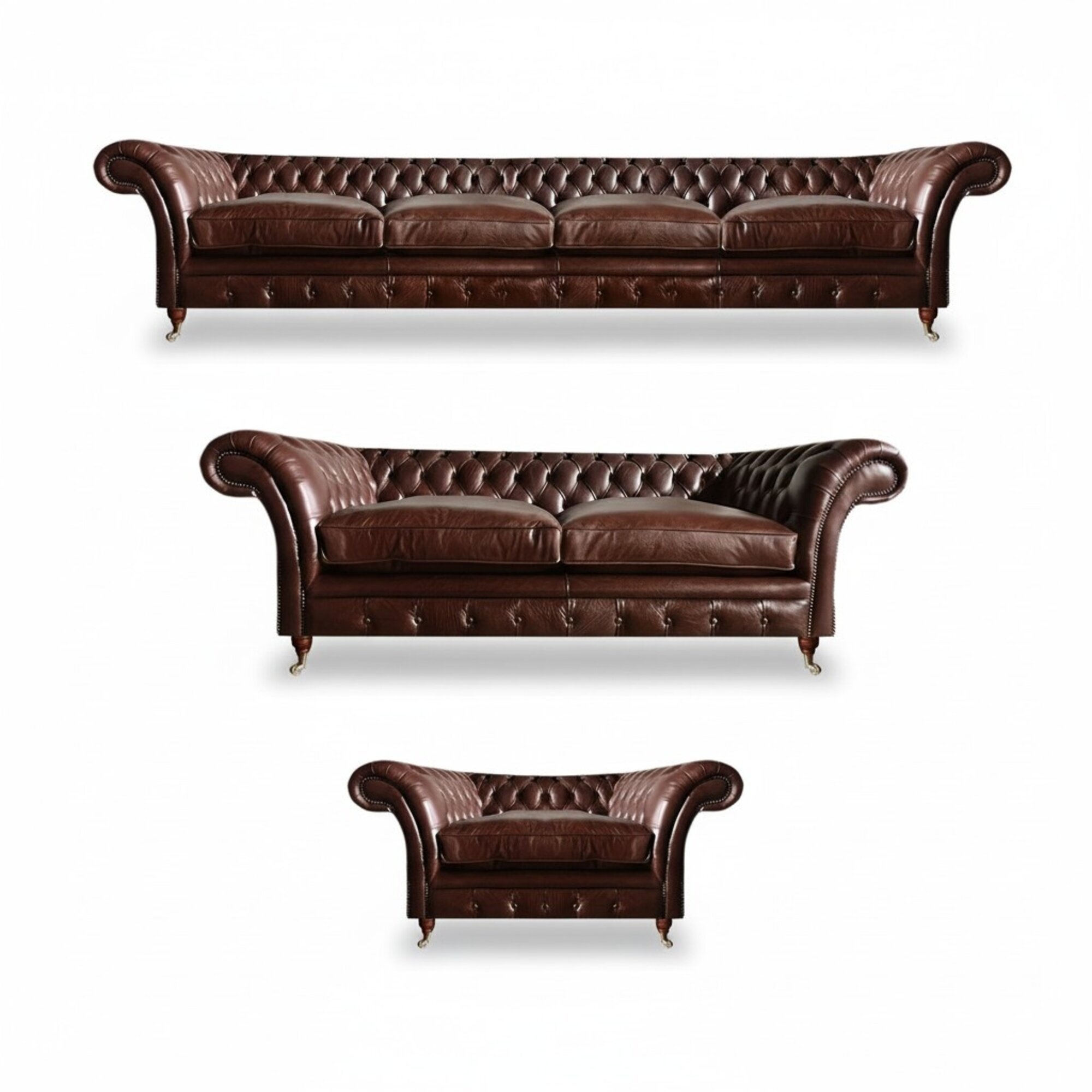 Luxuriöse Möbel Design Modern Sofagarnitur 3tlg Wohnzimmer Couchen