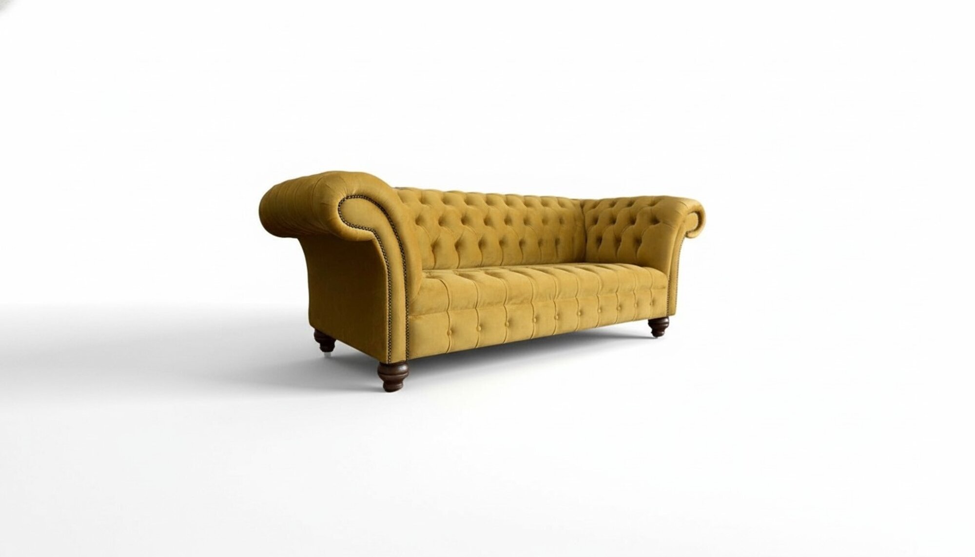 Luxus Chesterfield Sofa 2x 2 Sitzer Couch Textil Modern Sofas Neu Garnitur