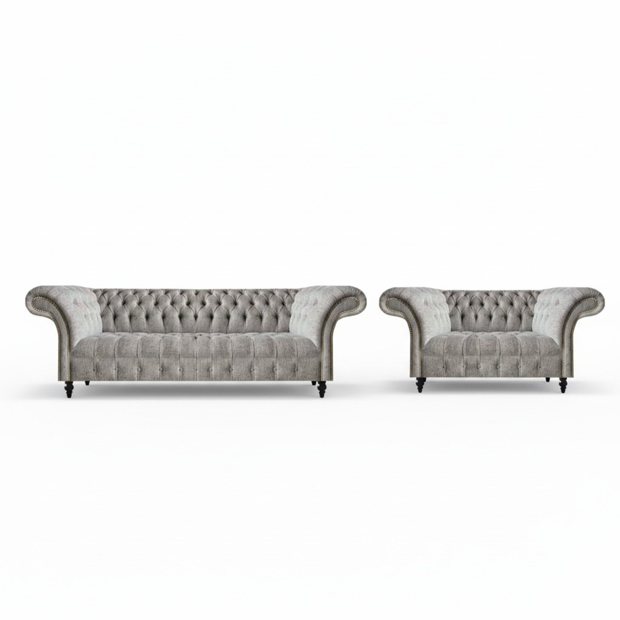 Luxus Design Möbel Komplett Sofa Sitzmöbel Sessel Neu Einrichtung Chesterfield