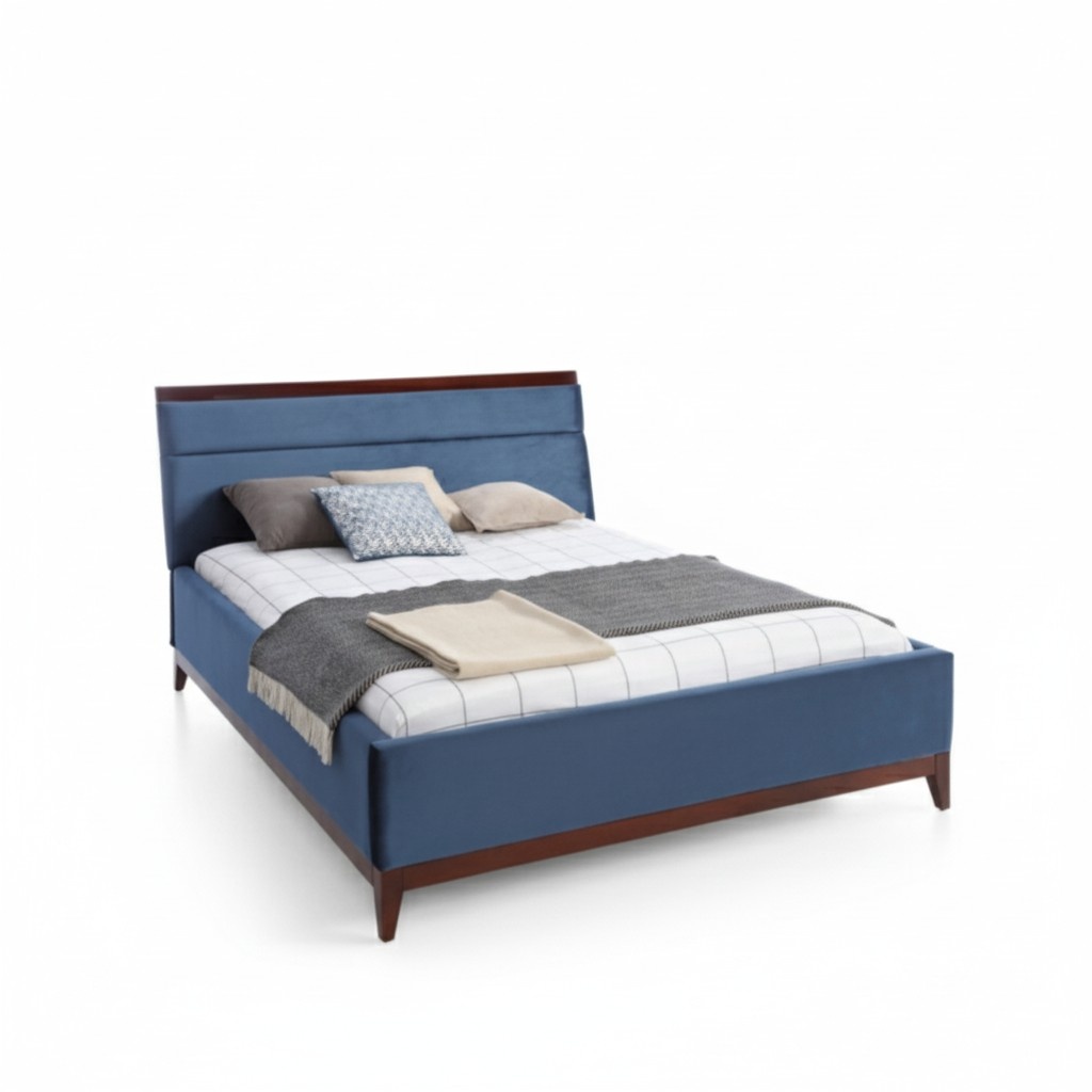 Luxus designer Hotel Bett TARANKO Polster Betten Textil Doppel Ehe Neu