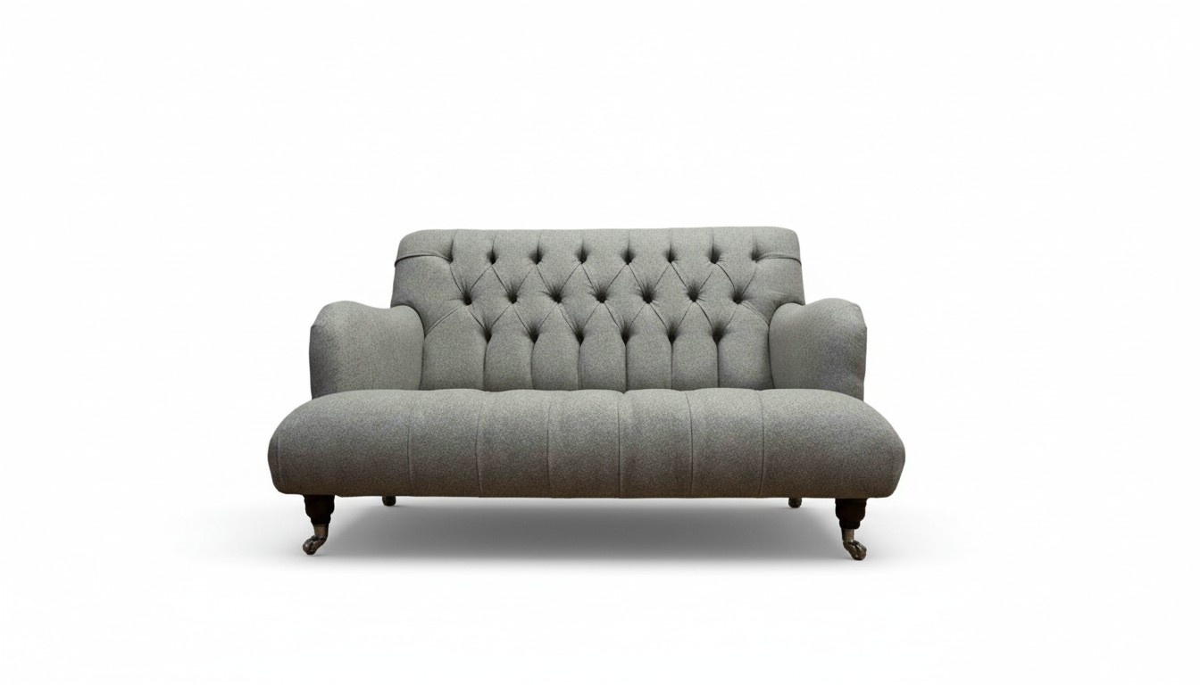 Luxus Dreisitzer Blau Sofa 2 Sitzer Design Chesterfield Möbel Couchen