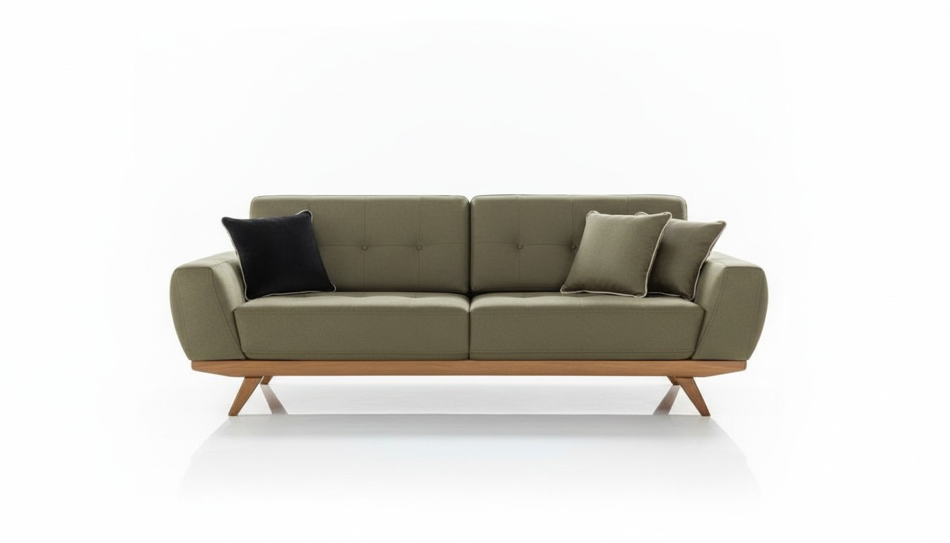 Luxus Dreisitzer Klassische Couch Leder Möbel braun Sofas 3 Sitzer Möbel Stil