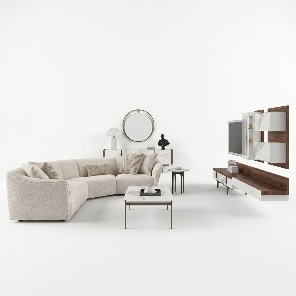 Luxus Garnitur Ecksofa L-Form Wohnzimmer Couchtisch Beistelltisch