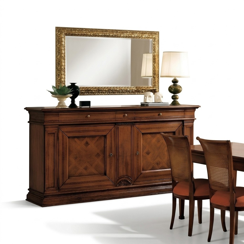 Luxus Kommoden Anrichte Schrank Garderobe Sideboard Möbel Antik Stil Holz