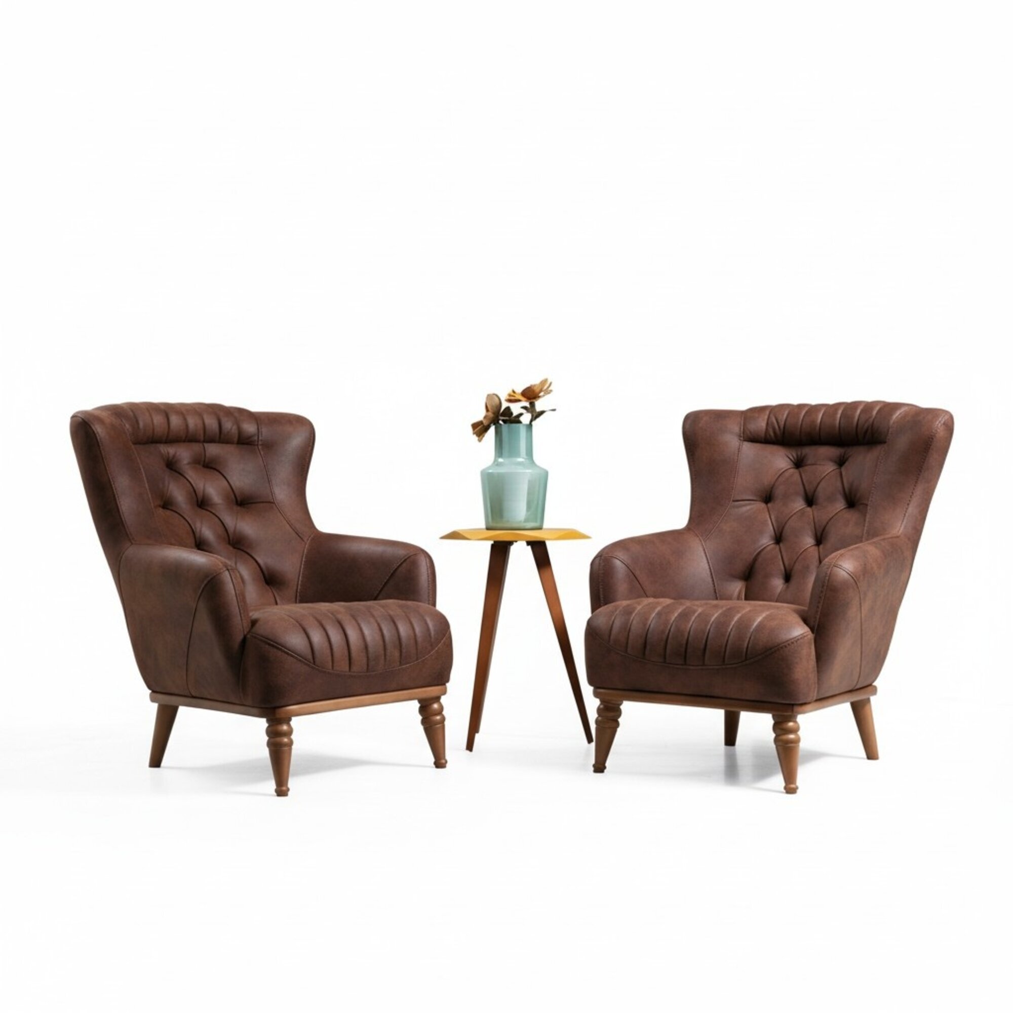 Luxus Möbel Design Sessel Modern Design Sessel Braun Wohnzimmer