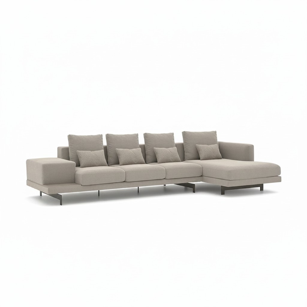 Luxus Möbel Modern Garnitur Ecksofa L-Form Designer Einrichtung Polstermöbel