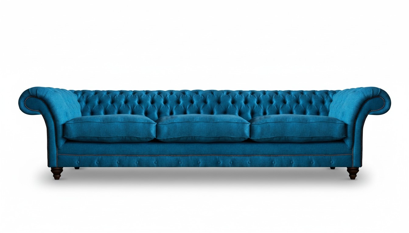 Luxus Neu Sofa Dreisitze Couch Wohnzimmer Einrichtung Polstermöbel Chesterfield