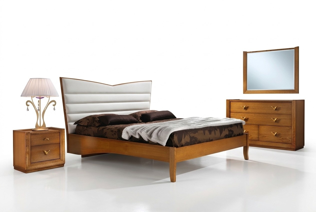 Luxus Schlafzimmer Bett Doppelbett Holz Betten Doppel Bettrahmen