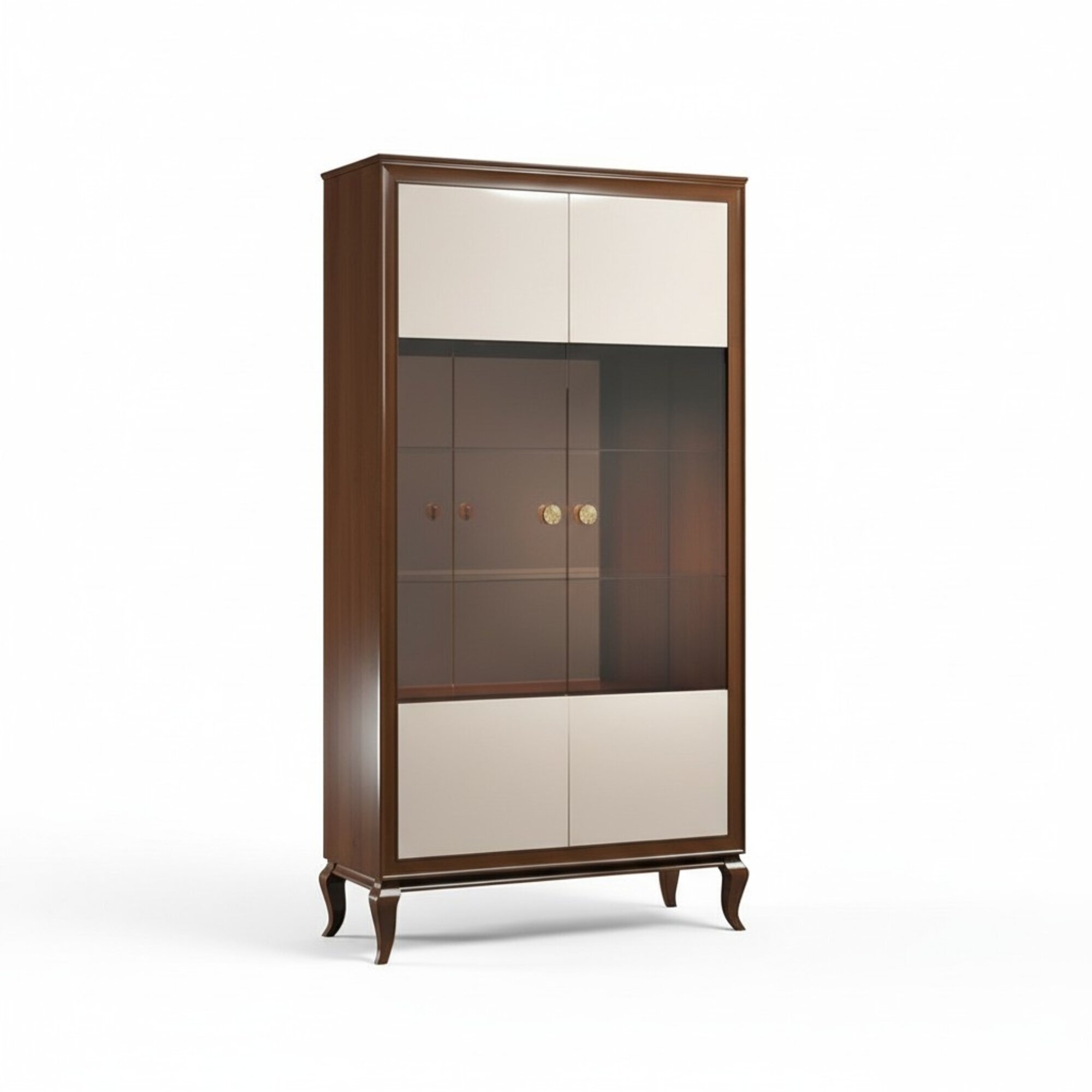 Luxus Vitrine Wohnzimmer Möbel Schrank Glas Vitrinen Designer Schränke