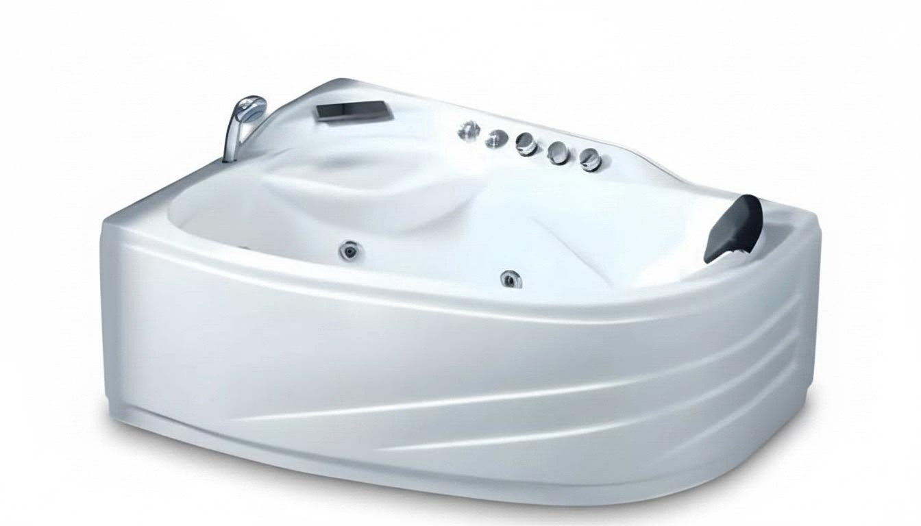 Massage Badewanne Whirlwanne Whirlpool Spa Hydromassagewanne 170x100 cm