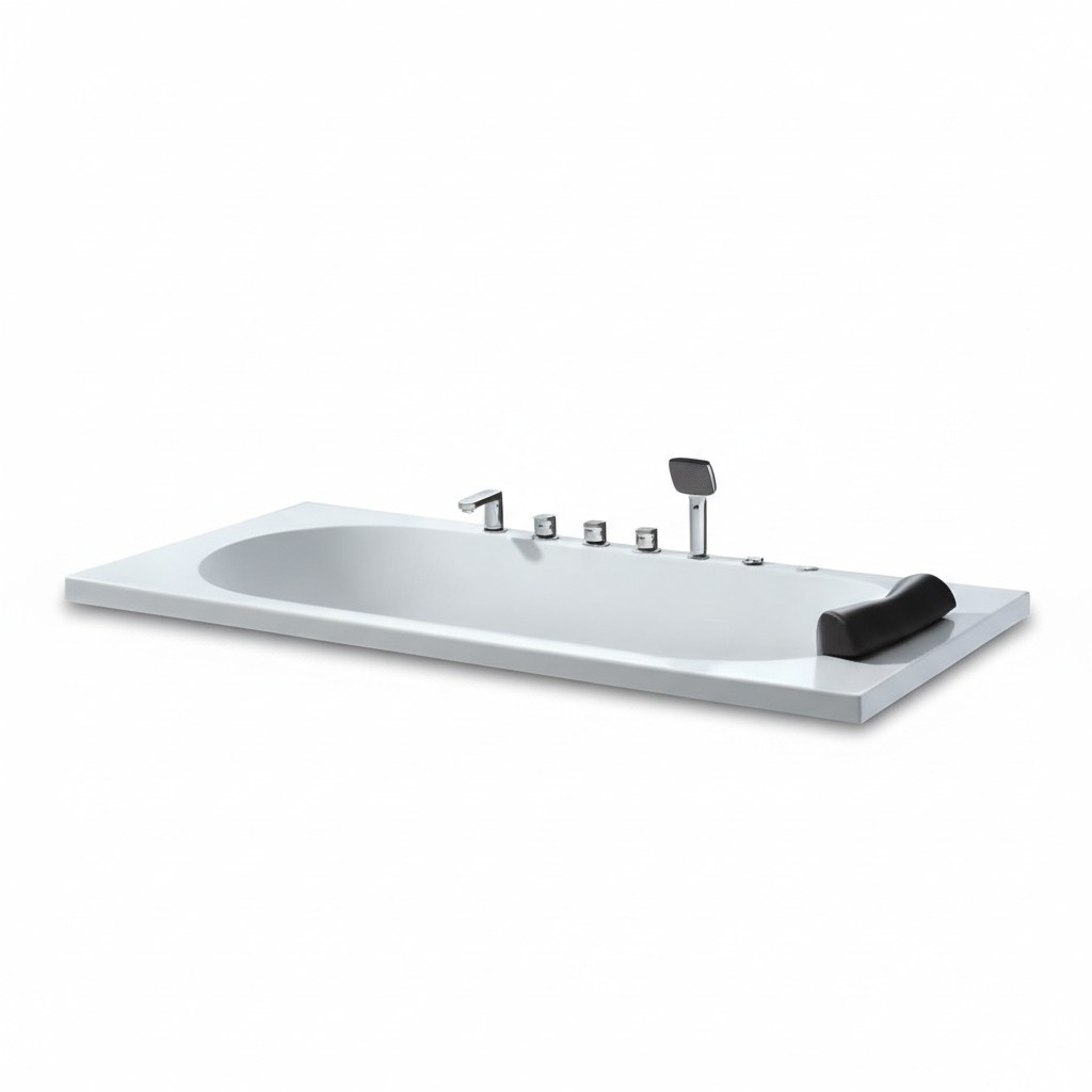 Massagebadewanne Badewanne Whirlpool Blubberbad Spa-Bad Whirlwanne 180x85 cm