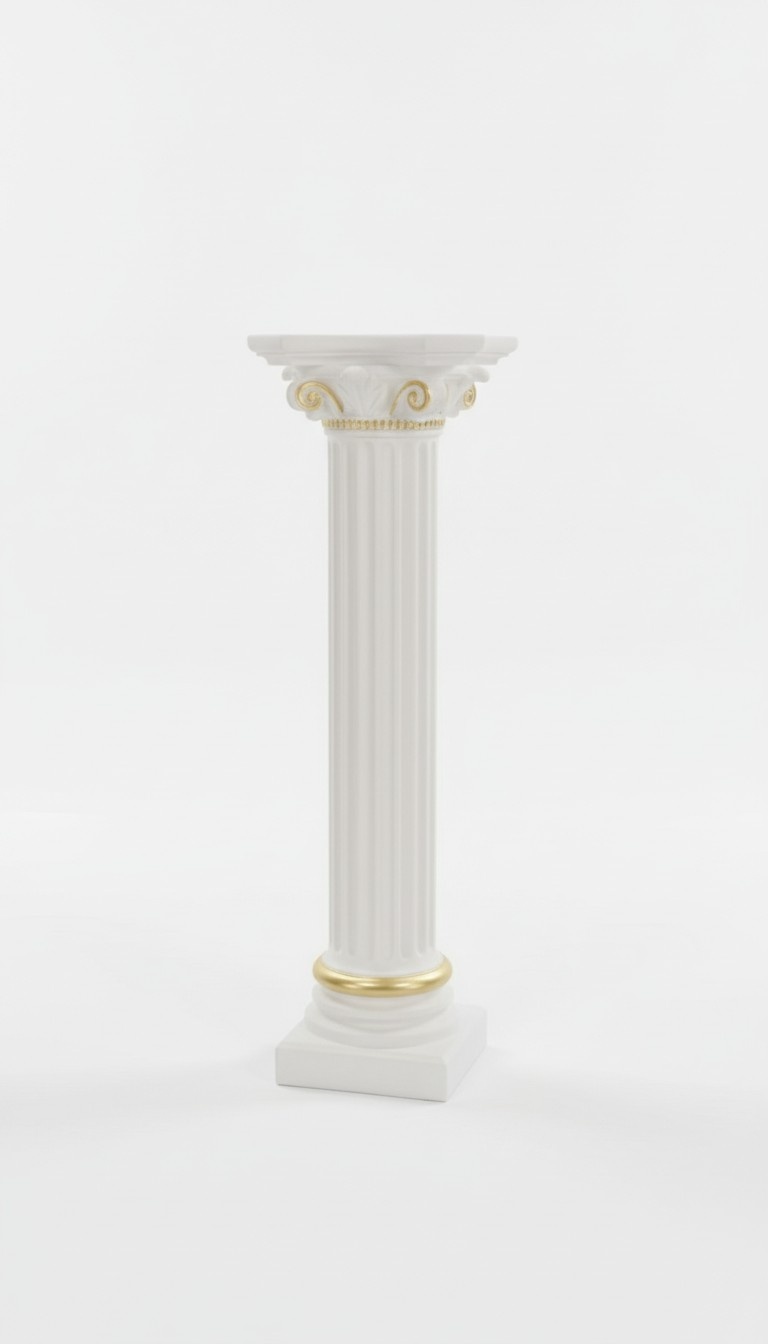 Antik Medusa Säule Römische Säulen Marmor Skulptur Figur Deko Dekoration