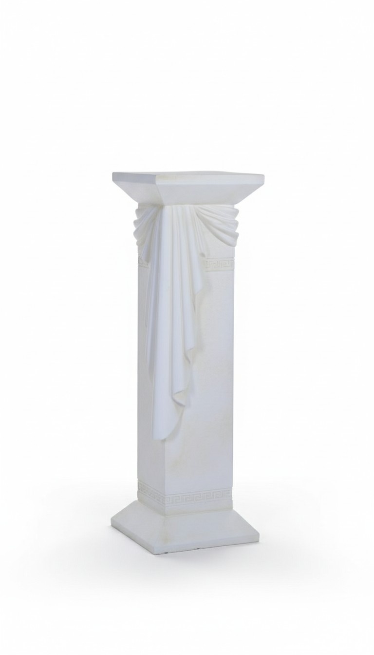 Antik Medusa Säule Römische Säulen Marmor Skulptur Dekoration Figur Deko
