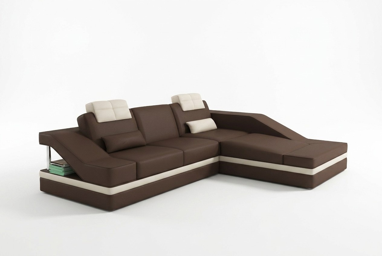 Moderne Ledersofa Ecksofa L Form Couch Polster Sitz Ecke Sofa Couchen