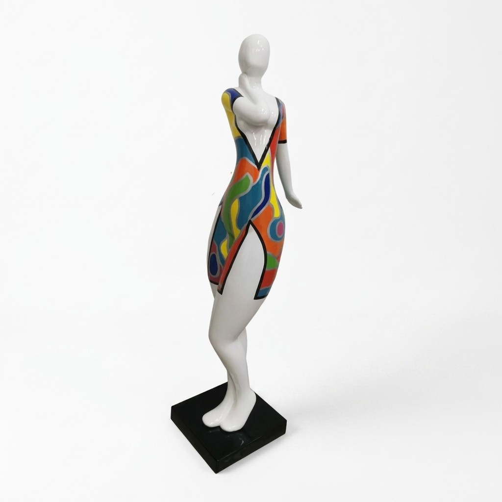 Moderne Skulptur Dekoration Figur Statuen Deko Statue Abstrakter 102 cm