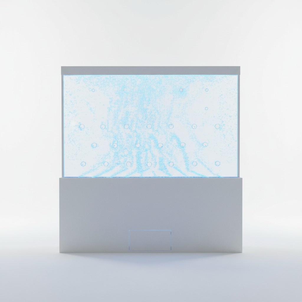 Moderne Trennwand Wasser Wände LED Dekorative Wasserwand Beleuchtete Wand