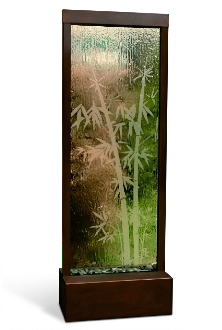 Moderne Trennwand Wasserwand Wände Dekorative Wasserfall Water Wall Led