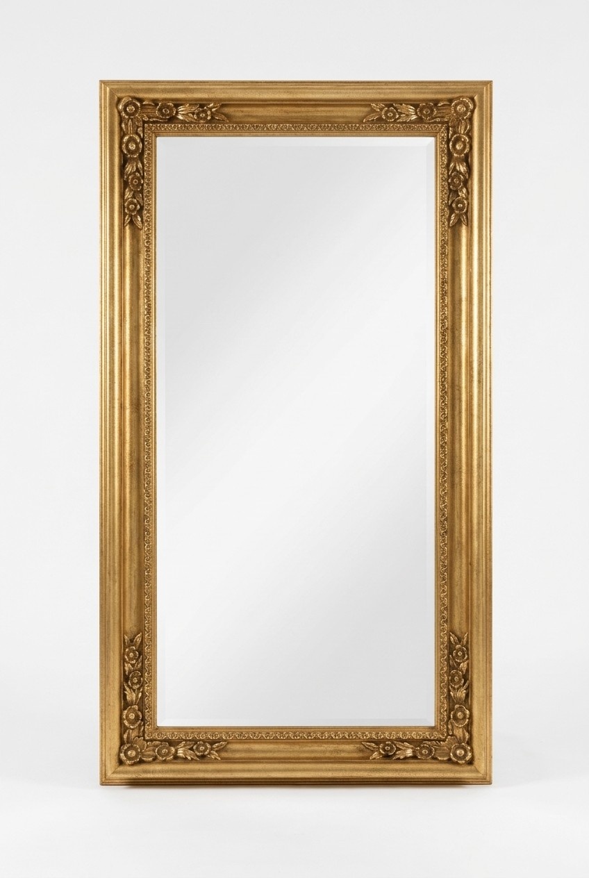 Moderner Großer Spiegel Wandspiegel Echt Holz Rahmen Hängespiegel Luxus Möbel Neu