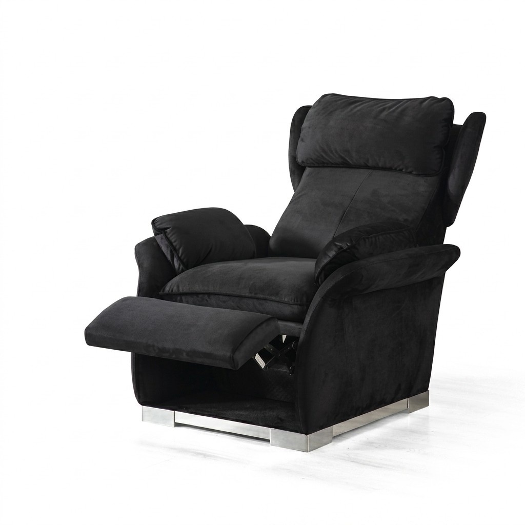 Moderner Relaxsessel Sessel Stuhl mit Lounge-Mechanismus Funktionssessel Möbel