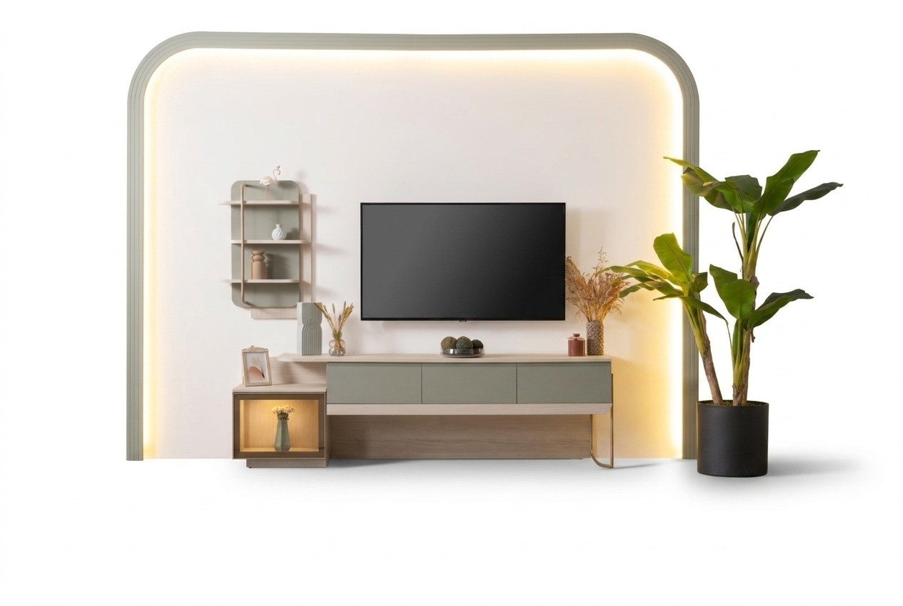 Moderner Stil für Ihr Wohnzimmer. Gemütliche Atmosphäre in jedem Detail