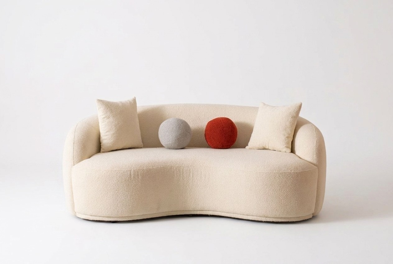 Modernes, stilvolles Sofa Designer-Akzent im Raum