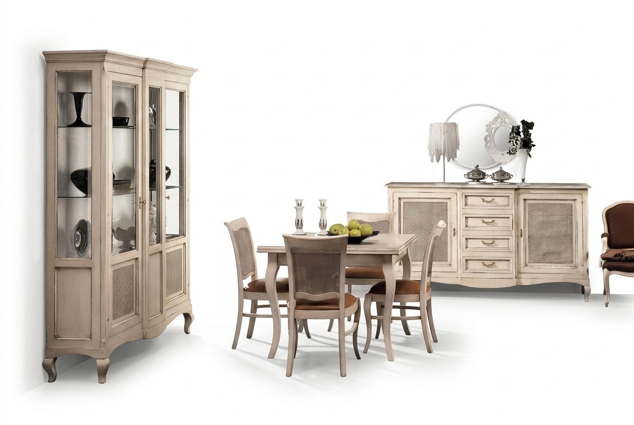 Möbel Einrichtung Gruppe Tisch + 4 Stuhl Set 5tlg. Garnitur Esszimmer