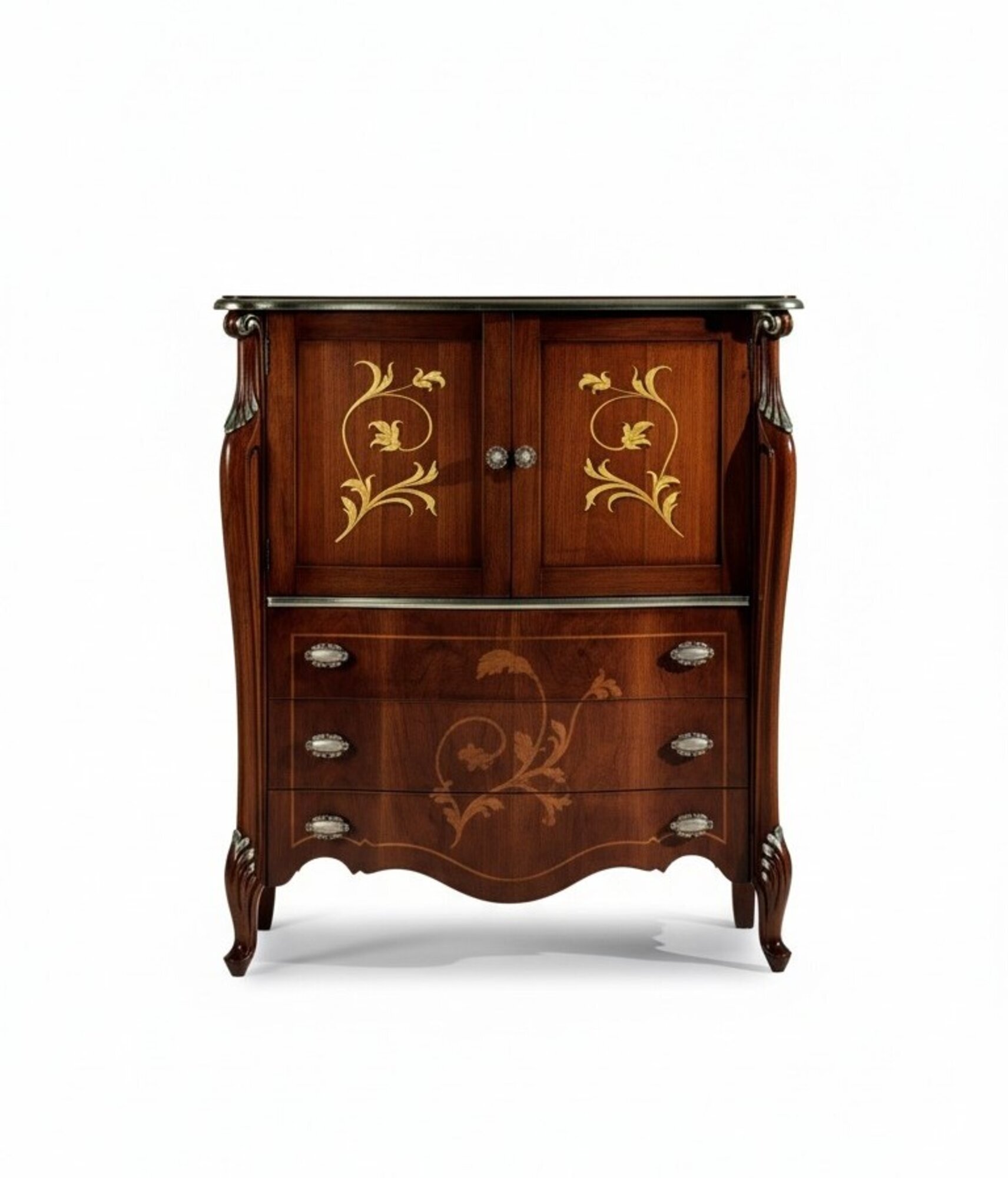 Möbel Holz Stil Barock Schicke Schrank Kommode Schränke Designer Italienische