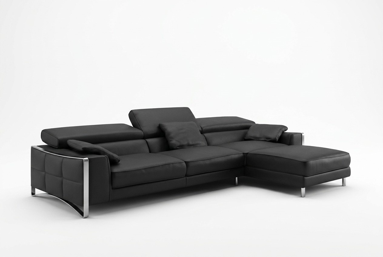 Multifunktions Ecksofa Garnitur Ledersofa Sitz Wohnzimmer Ecke Sofa