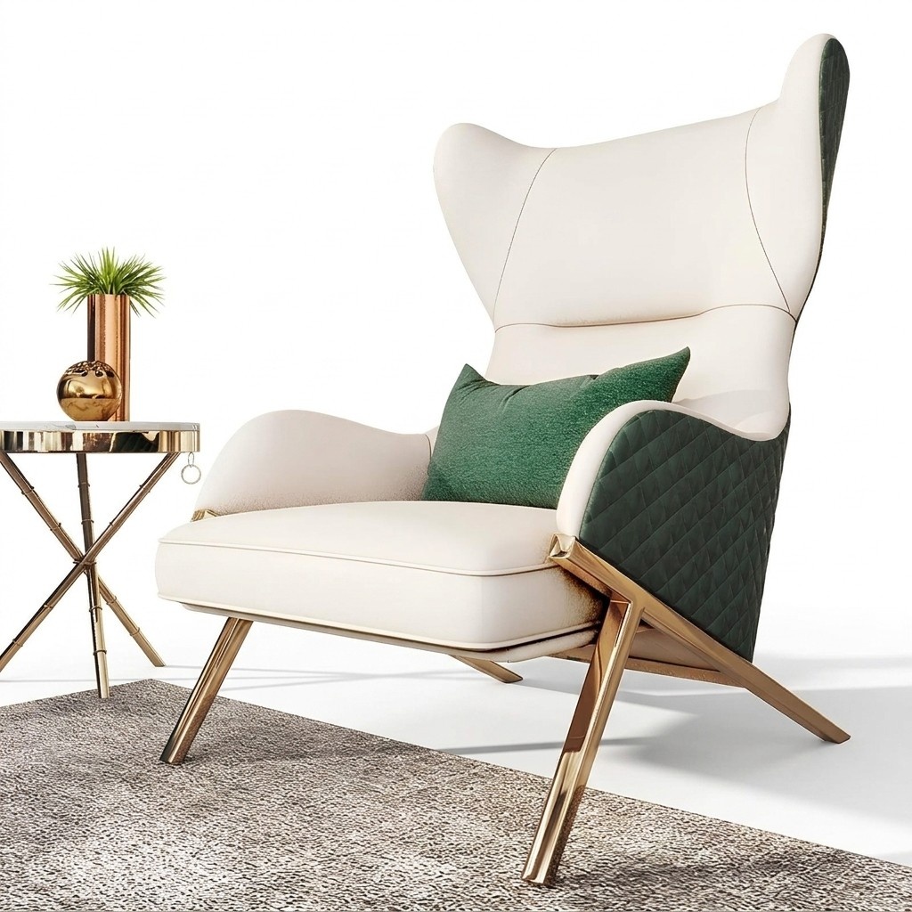 Ohren Sessel Club Lounge Designer Fernseh Sofa Stuhl Stühle Polster Sitz