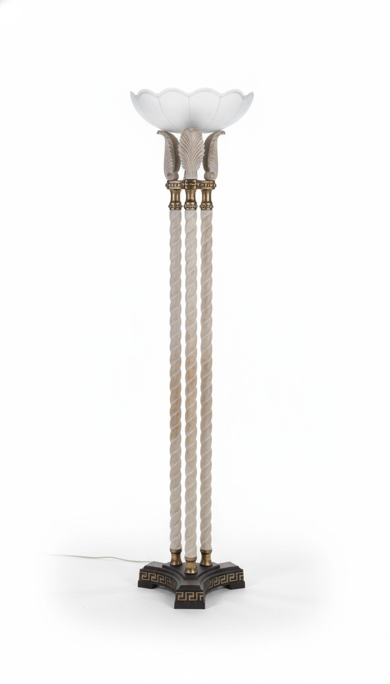 Olymp Steh Feuer Lampe Leuchte Stehlampe Sandleuchte Lampen
